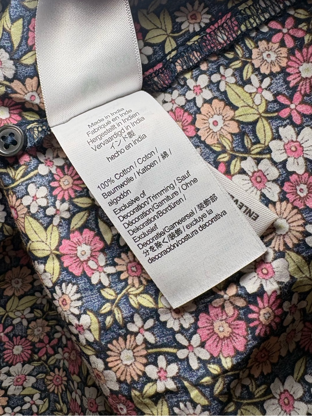 J.Crew Smocked puff-sleeve cotton poplin top in meadow floral - Picture 7 of 7
